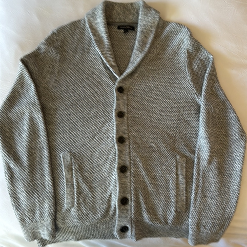 Banana Republic Men’s cotton collared cardigan in perfect condition